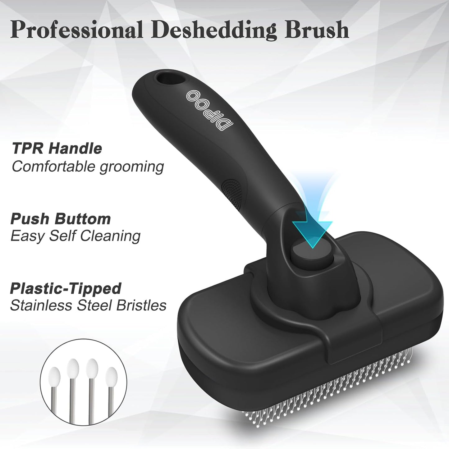 Pet Self Cleaning Shedding Brush