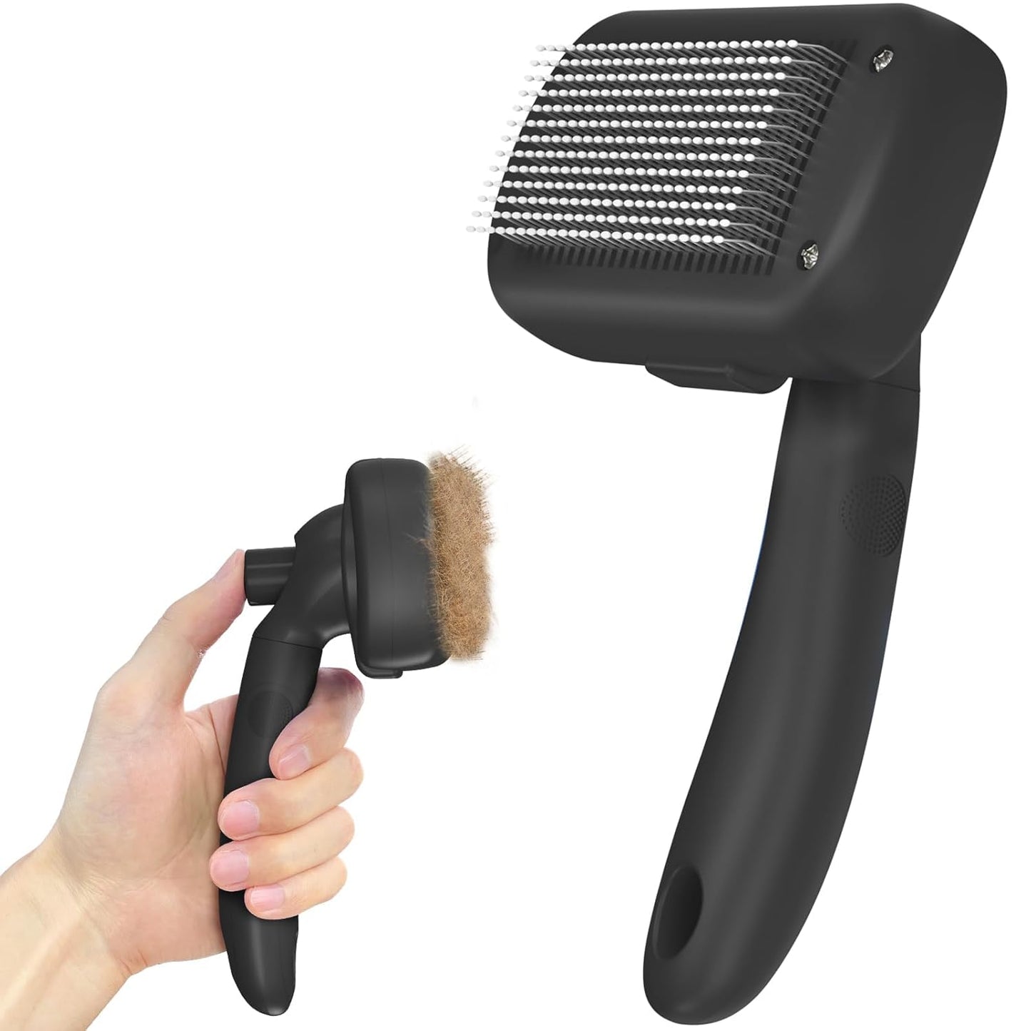Pet Self Cleaning Shedding Brush
