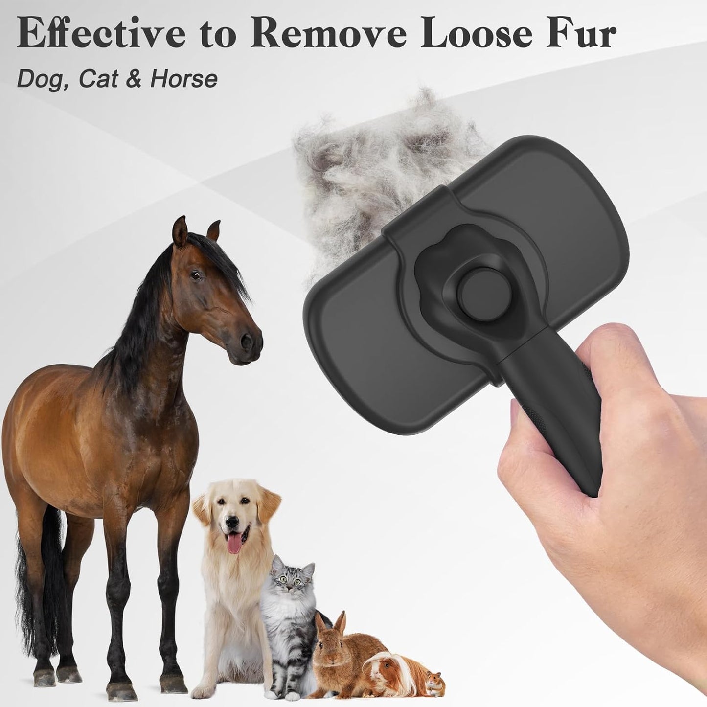 Pet Self Cleaning Shedding Brush