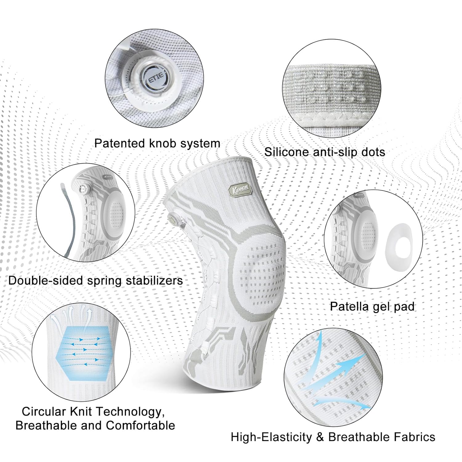 Professional Knee Support with Compression Technology